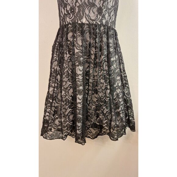 Vtg SAPPHIRE DOLLS Sz 5 Lace Y2K Formal Prom Dress Whimsigoth Fairy Grunge 90s - Picture 5 of 7